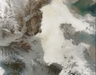 NASA發布中國霧霾天氣衛星照 (5)
