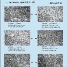 模具鋼顯微組織評級標準掛圖